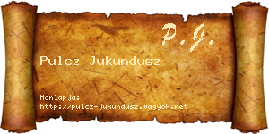 Pulcz Jukundusz névjegykártya